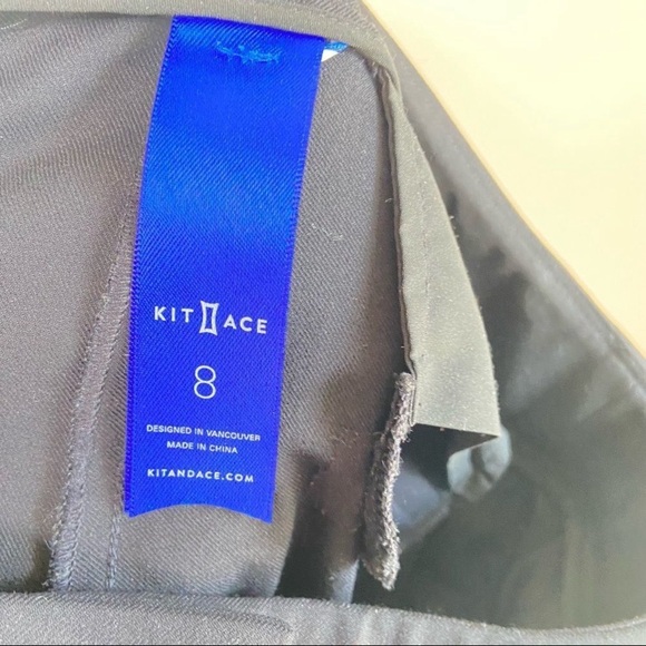 Kit & Ace | Wool Cashmere Stretch Trousers | Black | Size Tall 8 - Picture 7 of 7